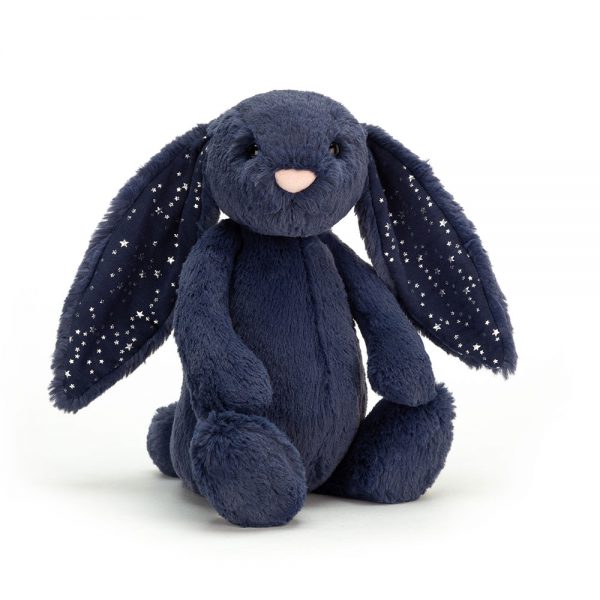 Jellycat Przytulanka królik z uszami w gwiazdki granatowy 31 cm - Tulmisie