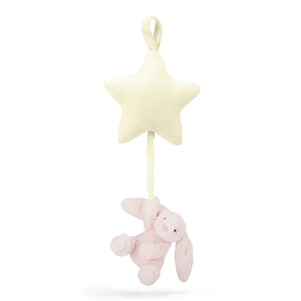 Jellycat Pozytywka maskotka króliczek różowy z gwiazdką 28 cm - Tulmisie