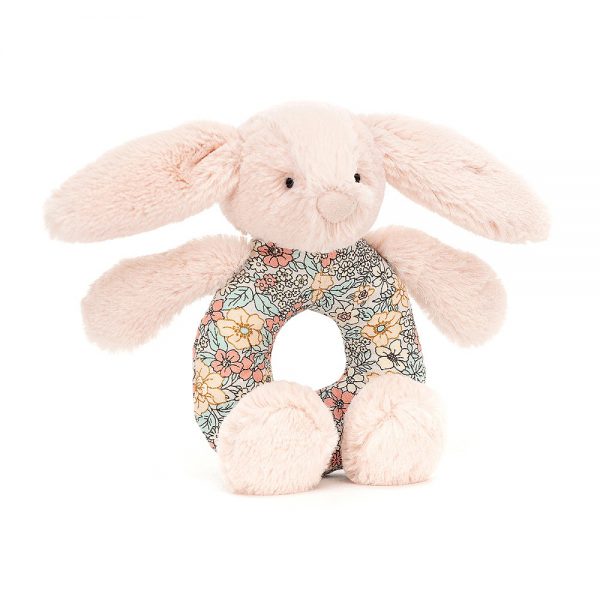Jellycat Maskotka grzechotka królik różowy 14 cm - Tulmisie