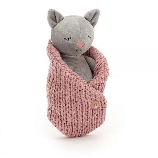 Jellycat Maskotka kotek śpiący 18 cm - Tulmisie